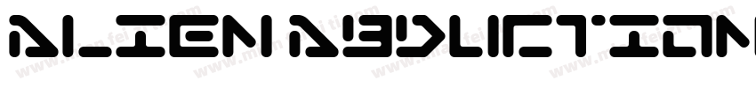 Alien Abduction Nor字体转换